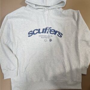 Scuffers Light Gray Hoodie for Men